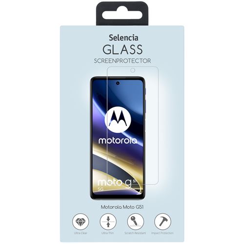 Verre Trempé pour Motorola Moto G51 Selencia Transparent