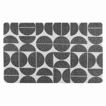 Tapis Rectangulaire Déco "Cosmix" 45x75cm Gris - 1