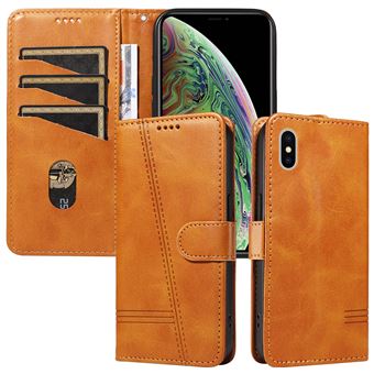 Housse étui Portefeuille En Cuir Magnétique Pour IPhone XS 5.8" - Neuf