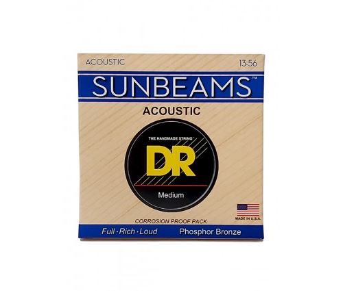 DR RCA-13 - Sunbeam - Phosphor Bronze, jeu guitare acoustique, Medium 13-56