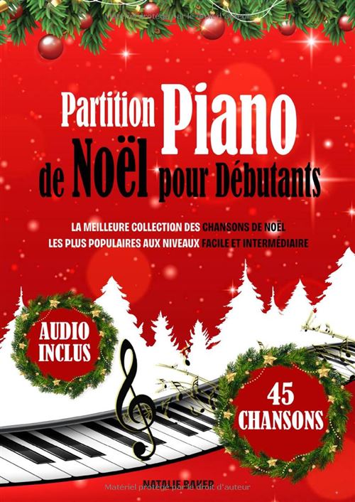 Partitions De Noël Narratik Pour Piano - Débutant À Intermédiaire - 87 Pages