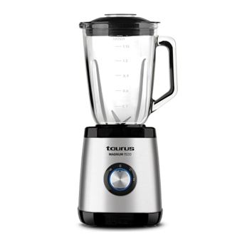 Blender Taurus Magnum 1300 912451000 1300W 240V 1.5L Fonction Turbo Impulsion Lame Amovible Gris