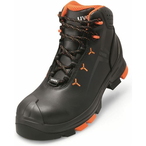 Uvex 2 Chaussures montantes S3 SRC, T. 40, noir/orange