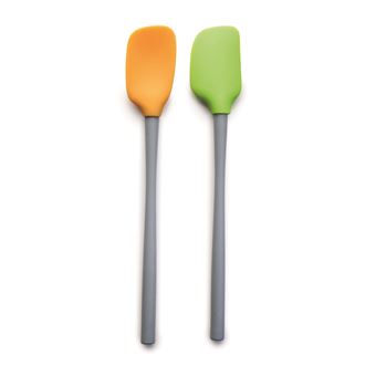 IBILI 748800 set 2 mini spatules 23 cm silicone/ plastique - 1