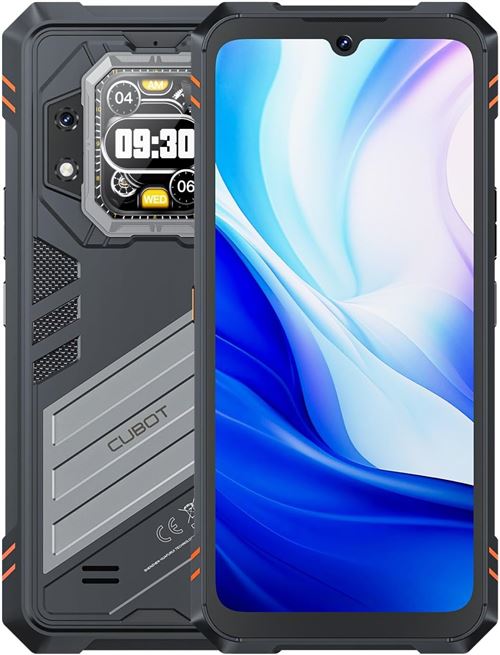Cubot Kingkong Star2 6.72 12(+12)Go RAM+256GB ROM 5100mAh Double SIM 5G Robuste SmartPhone Android 14-NOIR