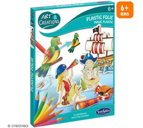 Coffret Art - Créations - Kit plastique fou - Pirates.