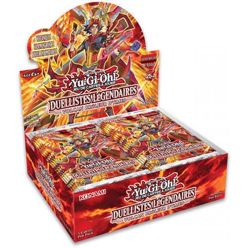 Boîte De Boosters Yu Gi Oh Les Duellistes Légendaires Volcan Brûleur D Âmes Display 36 Boosters Version Française