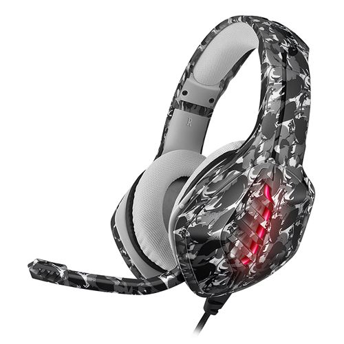 Casque Filaire J1 Camo Gris