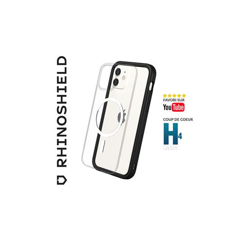 RhinoShield Coque Bumper Compatible avec [iPhone 13 Mini] | CrashGuard NX -  Protection Fine Personnalisable - Absorption des Chocs [sans BPA] - Vert