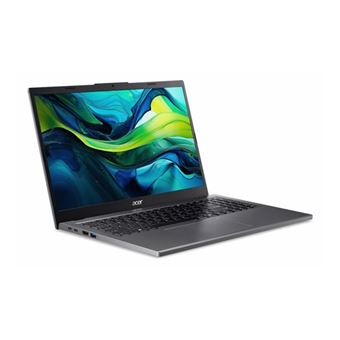 Acer Aspire 15 A15-61M - AMD Ryzen 7 - 8840HS / jusqu'à 5.1 GHz - Win 11 Home - Radeon 780M - 16 Go RAM - 1.024 To SSD NVMe - 15.6" TN 1920 x 1080 (Full HD) - Wi-Fi 6E, Bluetooth - gris acier - clavier : Suisse Allemand
