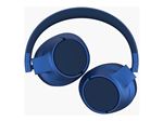 Fresh 'n Rebel Clam Fuse - Écouteurs avec micro - circum-aural - Bluetooth - sans fil - Suppresseur de bruit actif - vrai bleu