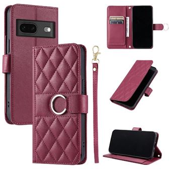 Coque pour Google Pixel 7 Porte-cartes et Fermeture Magnétique Éclair Housse De Protection Etui en Cuir Supports De Fente Pour Carte ZURSANA Bleu