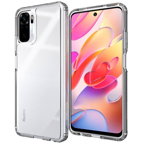 Accezz Coque Xtreme Impact pour Xiaomi Redmi Note 10 (4G) Transparent