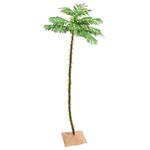 vidaXL Palmboom LED 136 LED's warmwit 220 cm345139