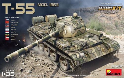 MiniArt mod&eacute;lisme T-55 Mod. Kit int&eacute;rieur 1963, 37018