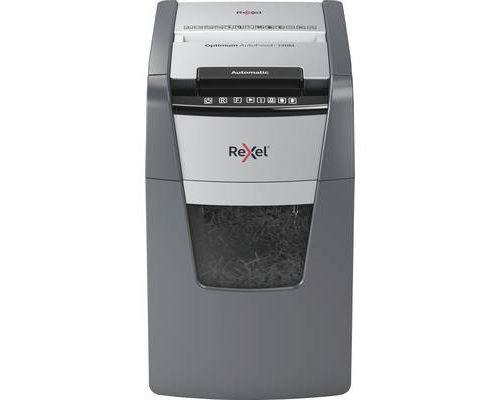 Rexel Optimum AutoFeed+ 130M Destructeur de documents micro-découpage 2 x 15 mm 44 l Nombre de pages (max.): 150 Niveau de sécurité 5 Détruit également les