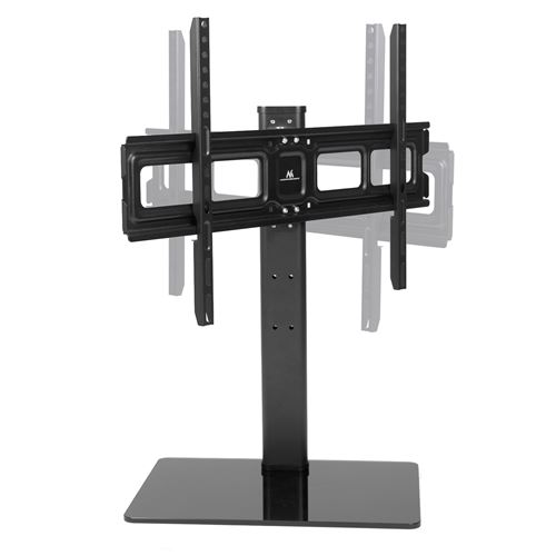 Support TV Sur Pied Universel 26-60 Pouces - Base Verre Trempé, Réglable Hauteur, Charge 40kg