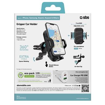 Support voiture avec fixation extra-forte- SBS
