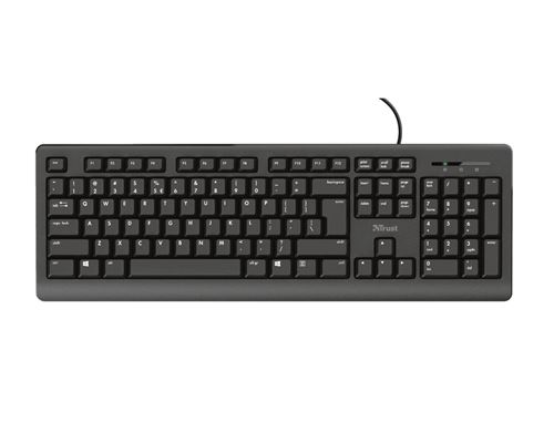 Trust Primo clavier USB QWERTY Anglais britannique Noir