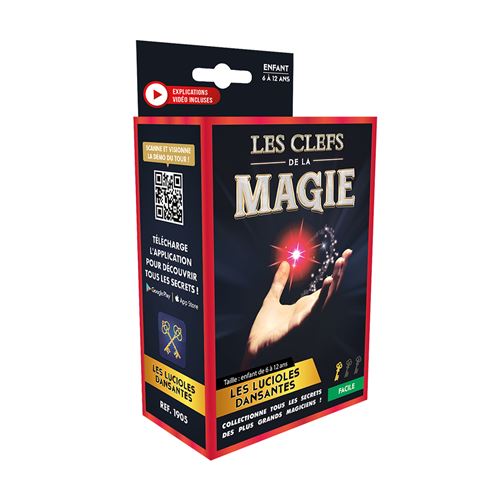Les Lucioles Dansantes - Taille 6 à 12 ans - Tour de Magie - Collection Les Clefs de la magie