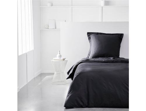 Couette 220x240 CM polaire biface gris et crème 400 gr - Achat & prix