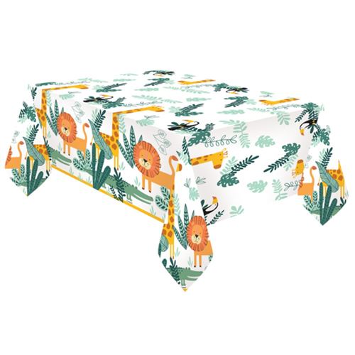 nappe plastique safari nature sauvage 120x180cm - Coloris : Jaune9909352 Amscan