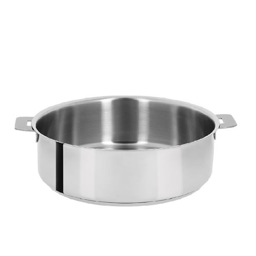 Sauteuse sans couvercle Mutine 22 cm - Cristel - Argent - Inox