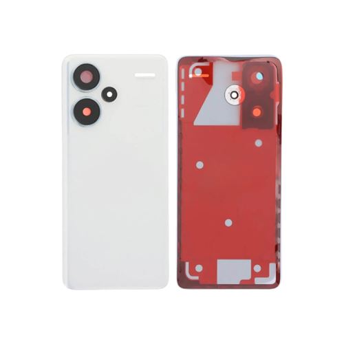 Original Cache Batterie Vitre Arrière Blanc Clair de Lune pour Xiaomi Redmi Note 13 Pro+ 5G 560033N16U00