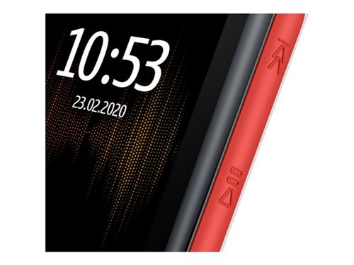 Nokia 5310 - Téléphone de service - double SIM - RAM 8 Mo / Internal Memory 16 Mo - microSD slot - rear camera 0,3 MP - noir/rouge
