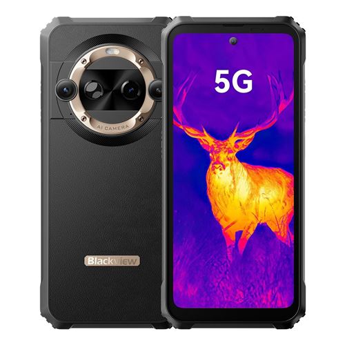 Smartphone 6.5 Pouces 5G Caméra Thermique 12GB+512GB Étanche Résistant Choc Or YONIS