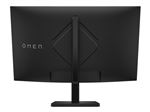OMEN by HP 32c - Écran LED - jeux - 31.5" - 2560 x 1440 QHD @ 165 Hz - VA - 400 cd/m² - 3000:1 - 1 ms - 2xHDMI, DisplayPort - noir