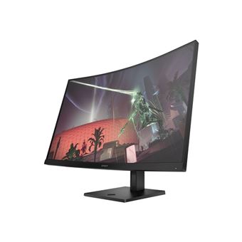 OMEN by HP 32c - Écran LED - jeux - 31.5" - 2560 x 1440 QHD @ 165 Hz - VA - 400 cd/m² - 3000:1 - 1 ms - 2xHDMI, DisplayPort - noir
