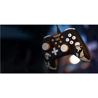 Manette Gaming filaire pour Nintendo Switch Konix Naruto Noir