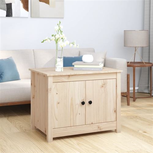 VIDAXL - Table basse - Massif - Grenen - 71x49x55 cm - Image 2