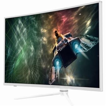 LC Power - Écran LED - incurvé - 38.5" - 2560 x 1440 QHD @ 165 Hz - VA - 350 cd/m² - 3000:1 - DisplayHDR 400 - 1 ms - 2xHDMI, 2xDisplayPort - blanc
