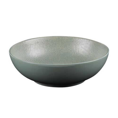 Non Communiqué Vert Saladier Vésuvio Sauge 24 Cm - Table Passion - Grès