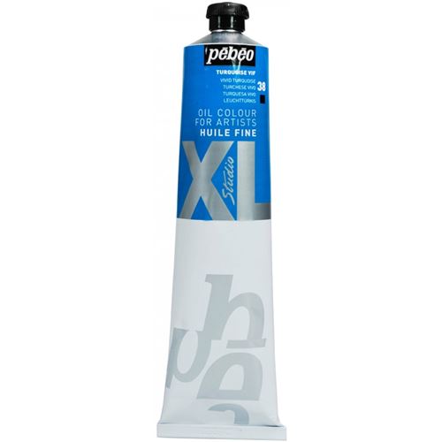 P&eacute;b&eacute;o 200038 Beaux-Arts Huile Fine Studio XL 1 Tube Turquoise Vif 200 ml