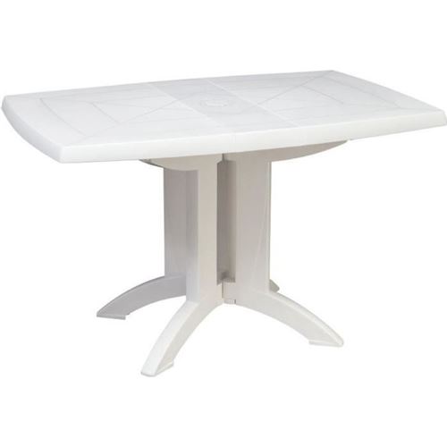 GROSFILLEX Table Vega 118 x 77 cm - Blanc