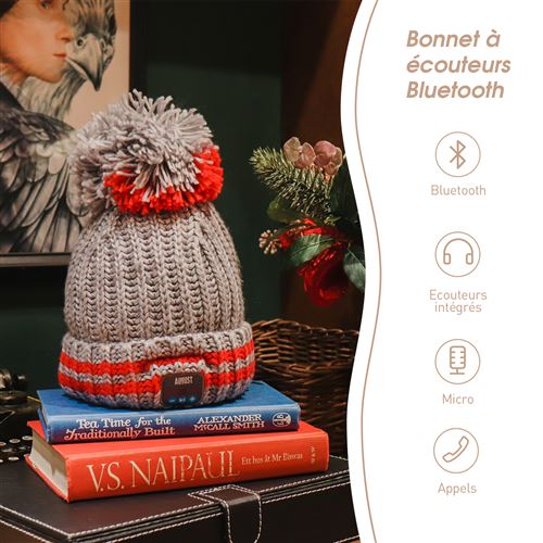Bonnet Bluetooth, bonnet LED amélioré unisexe avec casque sans fil comme  cadeau pour homme et femme Gris Gris - Cdiscount Prêt-à-Porter