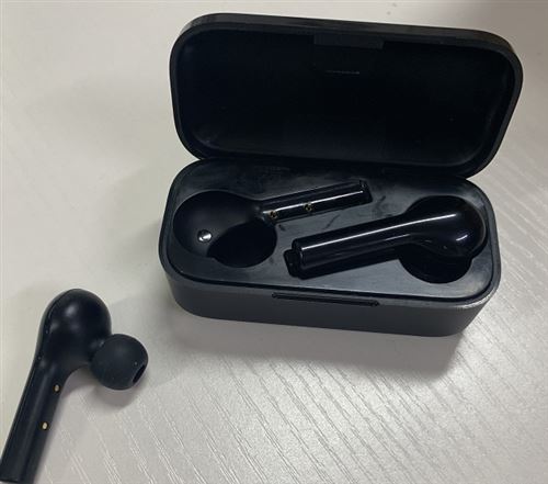 TWS bluetooth 5.0 écouteurs HiFi stéréo AAC Smart Touch noir