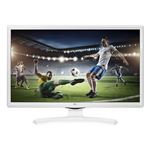 LG 24TK410V-WZ - Écran LED avec tuner TV - 24" (23.6" visualisable) - 1366 x 768 - VA - 250 cd/m² - 1000:1 - 5 ms - HDMI - haut-parleurs - blanc