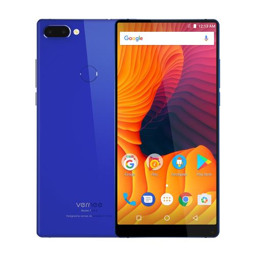 Vernee MIX 2 Smartphone 6 pouces 6 Go + 64 Go double SIM+Bleu