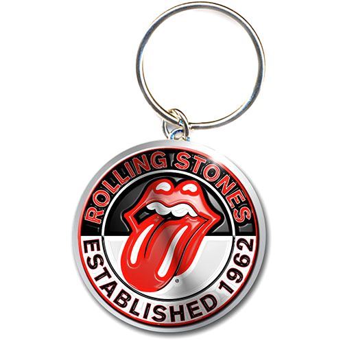 Rolling Stones Est. 1962 Porte-clés en métal