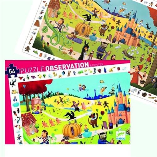 Puzzle Djeco Observation Contes 54 Pcs 4 Ans +