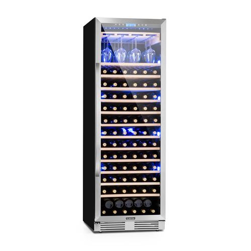 Klarstein Vinovilla Grande Cave à vin réfrigérée XXL 425L / 165 bouteilles - 3 couleurs - Classe A