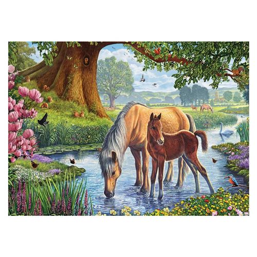 Eurographics 6000–2 479 cm The Fell Ponies Puzzle (Lot de 1000)