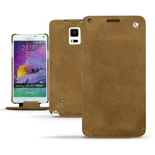 Noreve - Housse cuir Samsung SM-N910 Galaxy Note 4 - Exception - Sable vintage