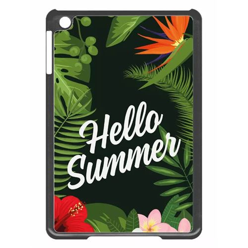 Coque Apple Ipad Mini 2 Hello Summer Tropical Fond Vert 2