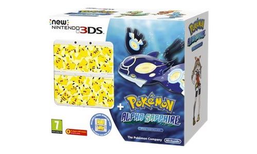 New Nintendo 3DS Pokemon Alpha Sapphire Pack Console de