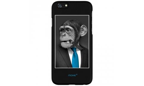 Coque rigide iPhone 6s motif Monkey Tie Blue